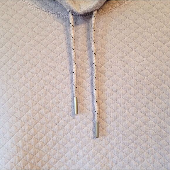 L.L. Bean Lilac Quilted Side Snap Cowl Neck Pullover - Picture 6 of 6